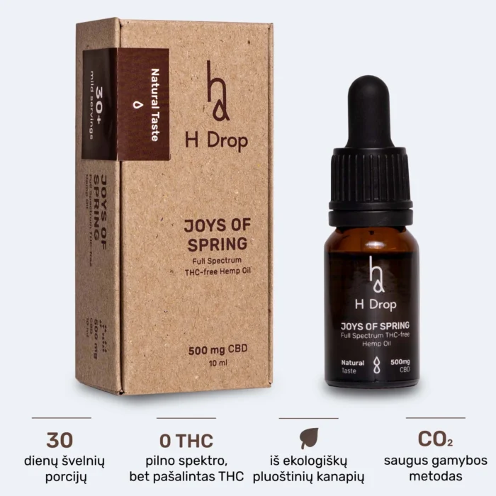 Joys of Spring - 5% CBD kanapių aliejus